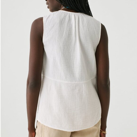 Faherty Ainsley Sleeveless Top - Picture 2 of 11